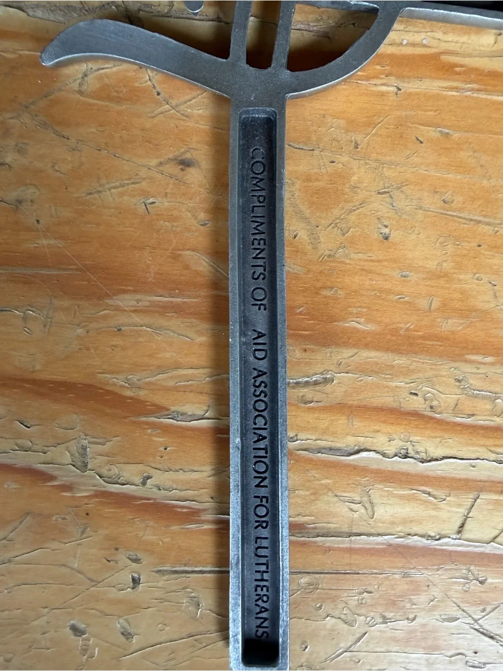 Fine Pewter Lutheran Cross Wall Decor